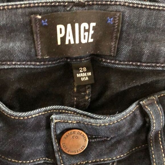 PAIGE Verdugo Ankle Skinny Jean In Tari Sz 28 - Picture 8 of 13